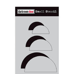 Darkroom Door Small Stencil - Semicircles Set DDSS056