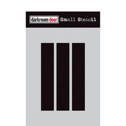 Darkroom Door Small Stencil - Three Strips DDSS059