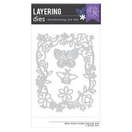 Hero Arts Dies - Spring Whimsy Collection - Floral Window DF242