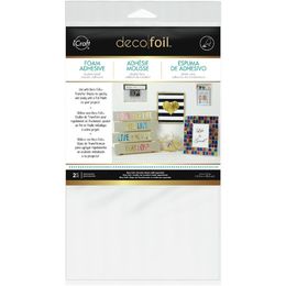 Deco Foil Foam Adhesive 6"X12" Sheet 2/Pkg - White