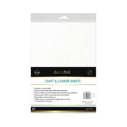 Deco Foil Craft & Carrier Sheets 11"X17" 6/Pkg