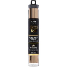Deco Foil Transfer Sheets 6"X12" 5/Pkg - Rose Gold