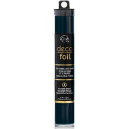 Deco Foil Transfer Sheets 6"X12" 5/Pkg - Black