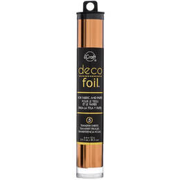Deco Foil Transfer Sheets 6"X12" 5/Pkg - Copper