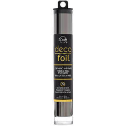 Deco Foil Transfer Sheets 6"X12" 5/Pkg - Pewter