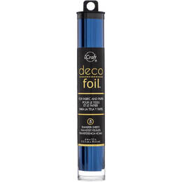 Deco Foil Transfer Sheets 6"X12" 5/Pkg - Deep Blue