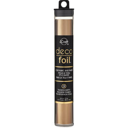Deco Foil Transfer Sheets 6"X12" 5/Pkg - Bronze