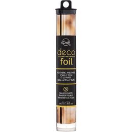 Deco Foil Specialty Transfer Sheets 6"X12" 5/Pkg - Amber Watercolor