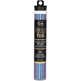iCraft DECO FOIL Specialty Transfer Sheets 6"X12" 5/Pkg - Prince Periwinkle