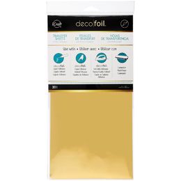 Deco Foil Transfer Sheets 6"X12" 20/Pkg - Gold
