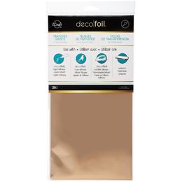 iCraft DECO FOIL Transfer Sheets 6"X12" 20/Pkg - ROSE GOLD