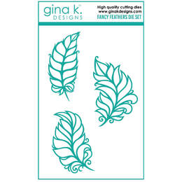 Gina K Designs Dies - Fancy Feathers