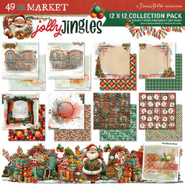 49 And Market Paper Pad 12"X12" - Jolly Jingles