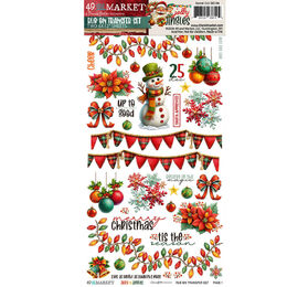 49 And Market Blendable Rub-Ons 6"X12" - Jolly Jingles