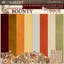 49 And Market Solids Paper Pad 12"X12" - Season's Bounty