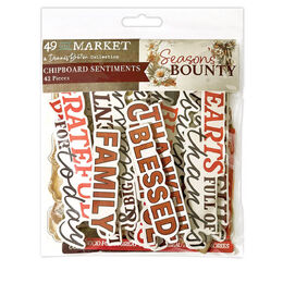 49 And Market Chipboard Set - Season's Bounty