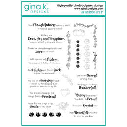 Gina K Designs Clear Stamps - On the Inside