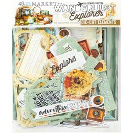 49 And Market Die-Cut Elements - Wanderlust Explorer
