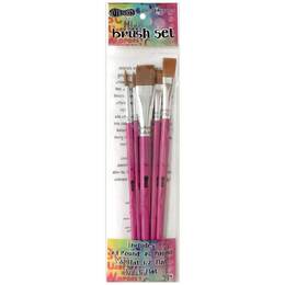 Dyan Reaveley's Dylusions Brush Set 5/Pkg DYA78456