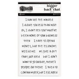 Dylusions Bigger Back Chat - White 3 DYA81791