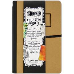 Dyan Reaveley's Dylusions Creative Dyary 2 5"x8" - Kraft w/ Black