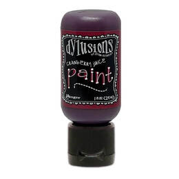 Dylusions Flip Cap Paint 1oz - Cranberry Juice DYQ85645