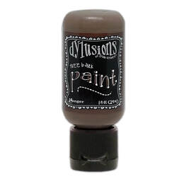 Dylusions Flip Cap Paint 1oz - Tree Bark DYQ85683