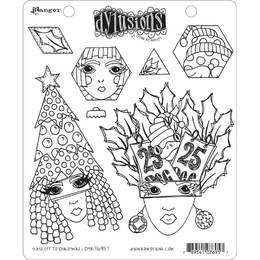 Dyan Reaveley's Dylusions Cling Stamp Collections 8.5"X7" - Hats Off To Christmas
