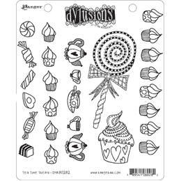 Dyan Reaveley's Dylusions Cling Stamp - Tea Time Treats DYR80282