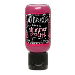 Dylusions Shimmer Paint 1oz - Pink Flamingo DYU81449