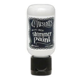 Dylusions Shimmer Paint 1oz - White Linen DYU81494