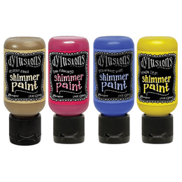 Dylusions Shimmer Paint 1oz - Four New Colours