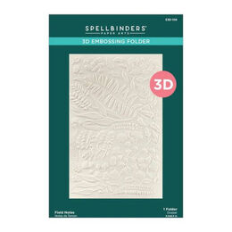 Spellbinders 3D Embossing Folder - Field Notes Collection - Field Notes