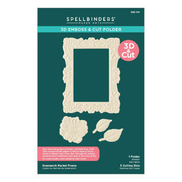 Spellbinders 3D Emboss & Cut Folder - Greenwich Market Frame E3D-174