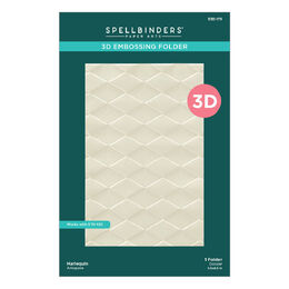 Spellbinders 3D Embossing Folder - Harlequin E3D-175