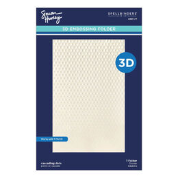 Spellbinders 3D Embossing Folder - Cascading Dots (by Simon Hurley) E3D-177