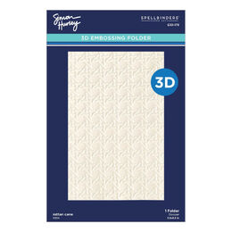 Spellbinders 3D Embossing Folder - Rattan Cane (by Simon Hurley) E3D-178