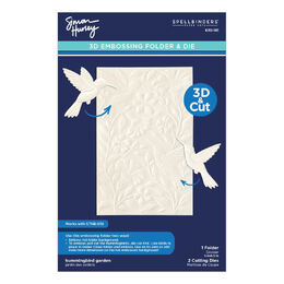Spellbinders 3D Embossing Folder & Dies - Hummingbird Garden (by Simon Hurley) E3D-181