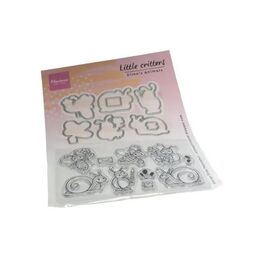 Marianne Design Clear Stamps & Dies - Eline's Little Critters EC0200