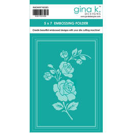 Gina K Designs Embossing Folder - Radiant Roses