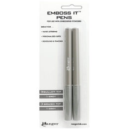 Ranger Emboss-It Pens Grey 2/PK EMP68976