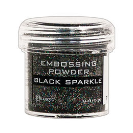 Ranger Embossing Powder - Black Sparkle EPJ37460