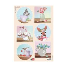 Marianne Design A4 Decoupage - Sensibility Deer EWK1283