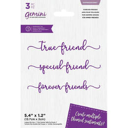 Crafter's Companion Gemini Expressions Dies - Forever Friends
