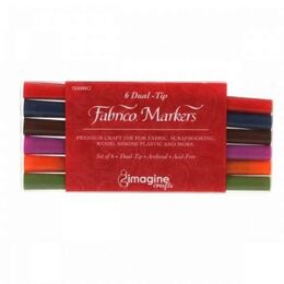 Tsukineko VersaCraft Fabrico Markers Set - Landscape (6pcs) FAM-6L