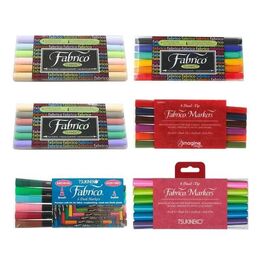Tsukineko VersaCraft Fabrico Markers Set - 6pk