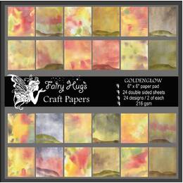Fairy Hugs Paper Pad 6" x 6" - Goldenglow