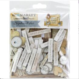49 And Market Chipboard Set - Faded Memory Lane
