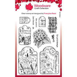 Woodware Clear Stamps Singles - Garden Tags (6in x 8in)