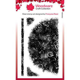 Woodware Clear Stamps Singles - Semi Circle Texture Background (3in x 4in)